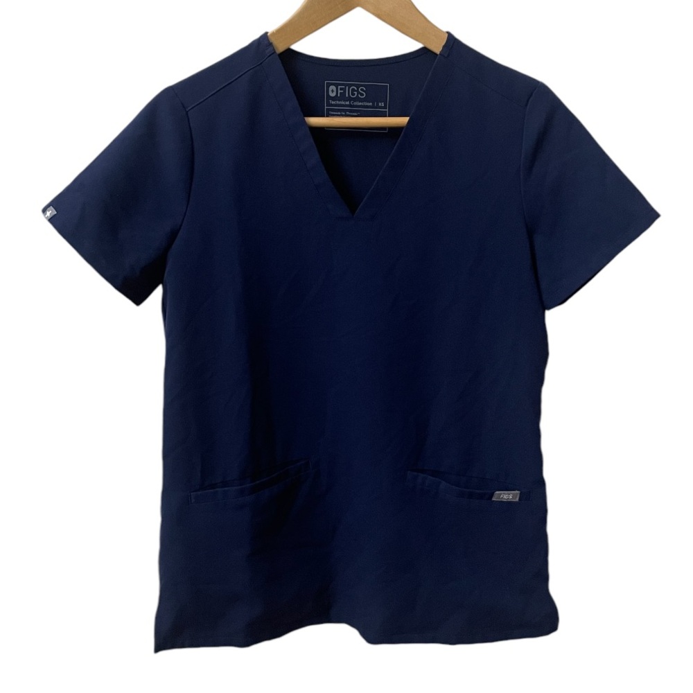 Figs Navy Casma Top Size XS